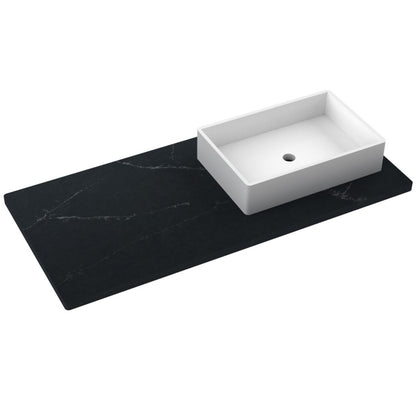 49" Silestone® Quartz Vanity Top Single Vigo Offset Sink