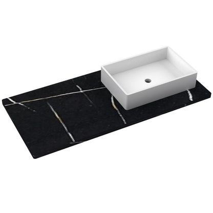 49" Silestone® Quartz Vanity Top Single Vigo Offset Sink