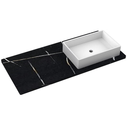 49" Silestone® Quartz Vanity Top Single Vigo Offset Sink