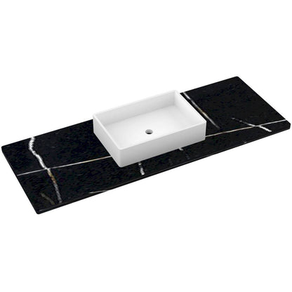 61" Silestone® Quartz Vanity Top Single Vigo Centered Sink