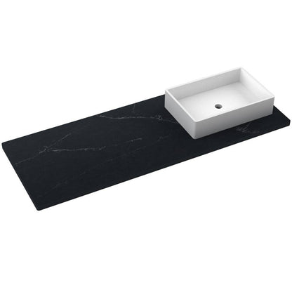 61" Silestone® Quartz Vanity Top Single Vigo Offset Sink