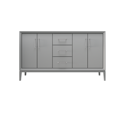 Platinum Gray / 60" Wide / Polished Chrome