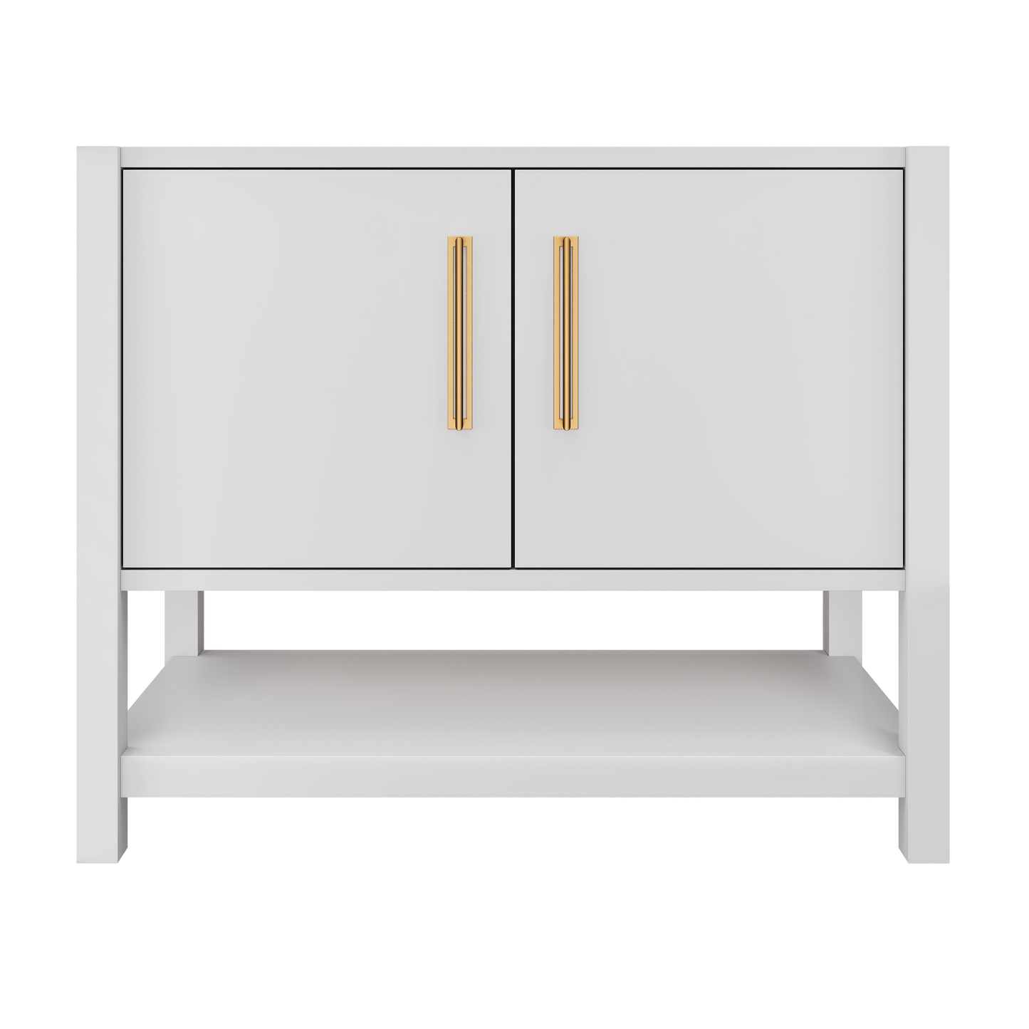 kiawah-single-bath-vanity-42in Strong White Satin Gold