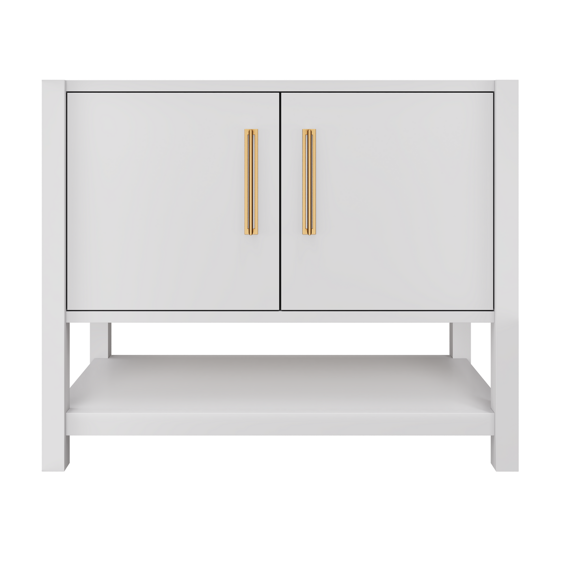 kiawah-single-bath-vanity-42in Strong White Satin Gold