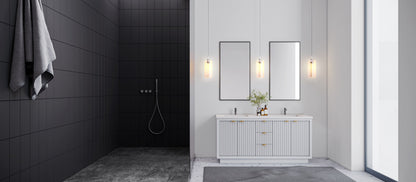 LeCrieú bath vanity, styled bathroom