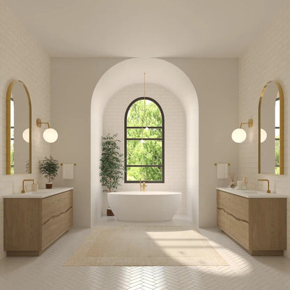 Ventura bath vanity, styled bathroom