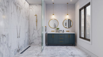 Alexandra bath vanity, styled bathroom