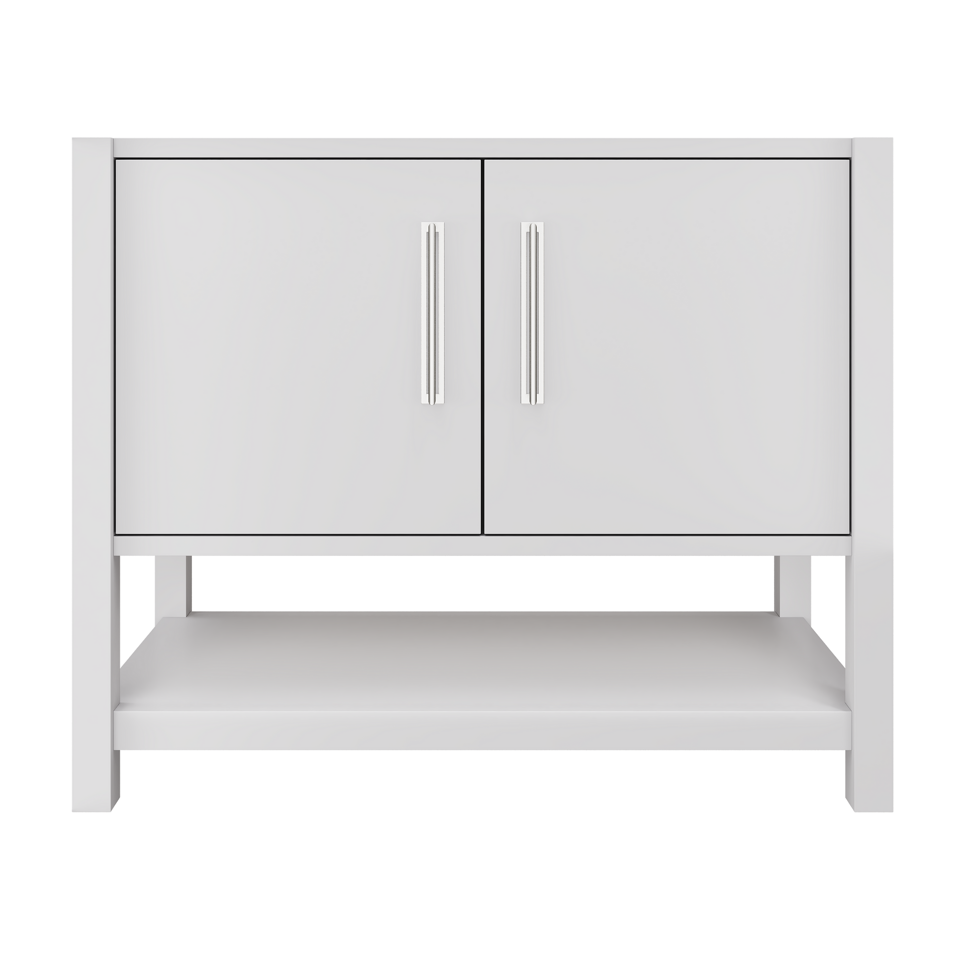 kiawah-single-bath-vanity-42in Strong White Polished Chrome