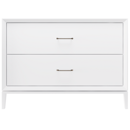Alexandra 2-Drawer 48" Single Vanity - Pure White / Satin Nickel