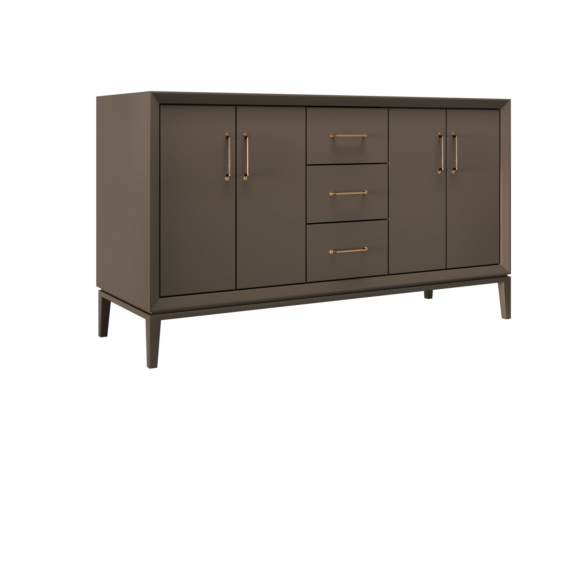 Truffle / 60" Wide / Satin Gold