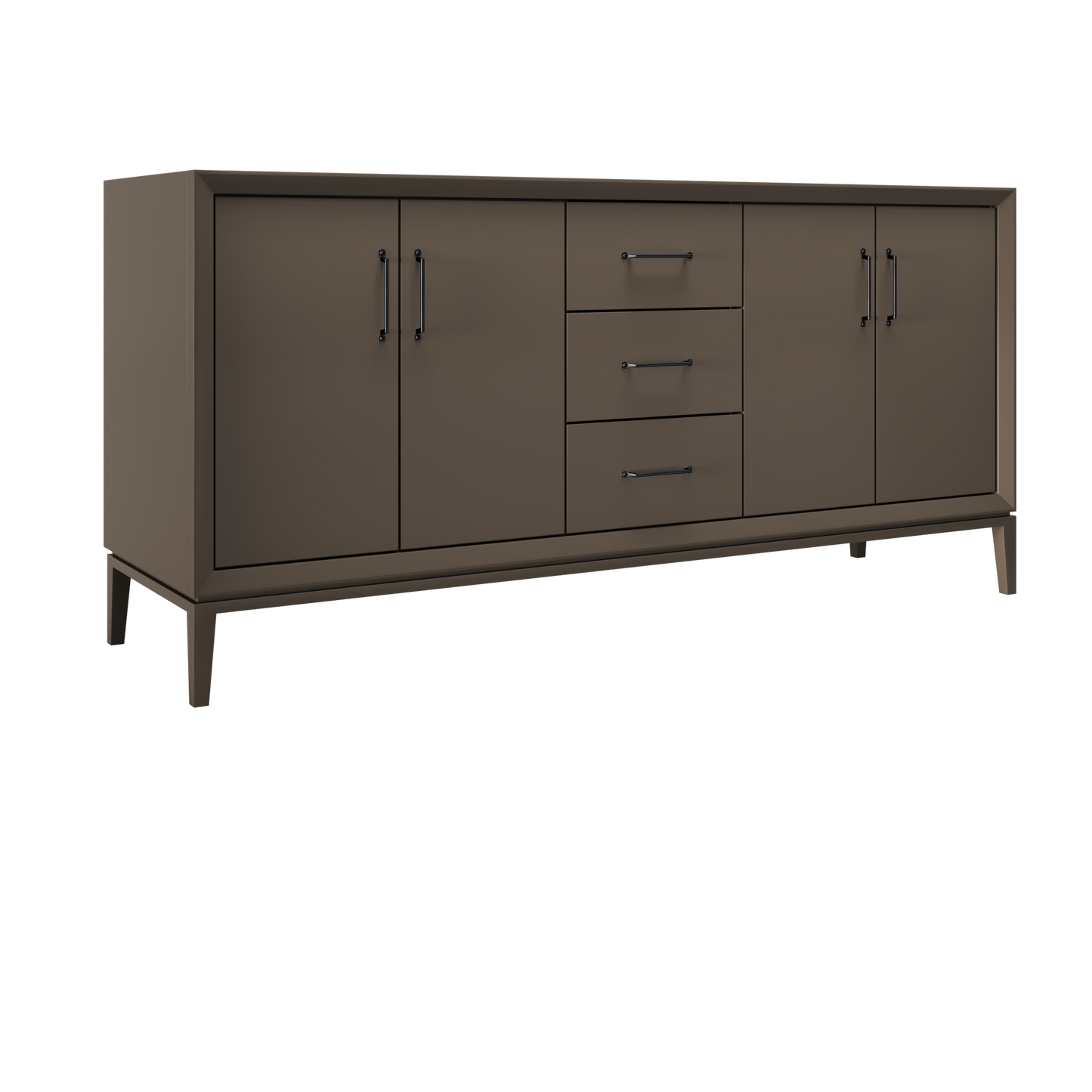Truffle / 72" Wide / Matte Black