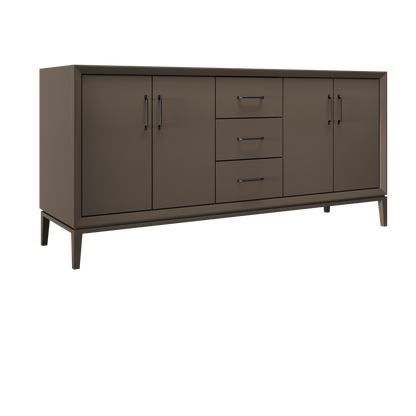 Truffle / 72" Wide / Matte Black