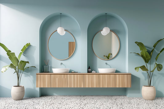 Double Vanity Mirror, Bathroom Vanity