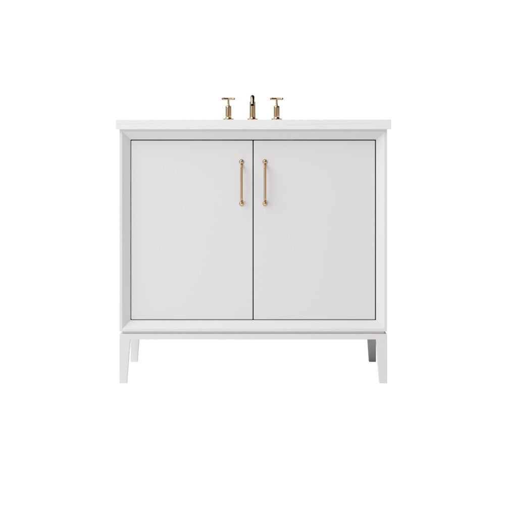 Vanderloc Alexandra Single Sink 24" - Strong White