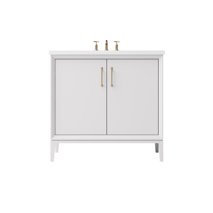 Vanderloc Alexandra Single Sink 24" - Strong White
