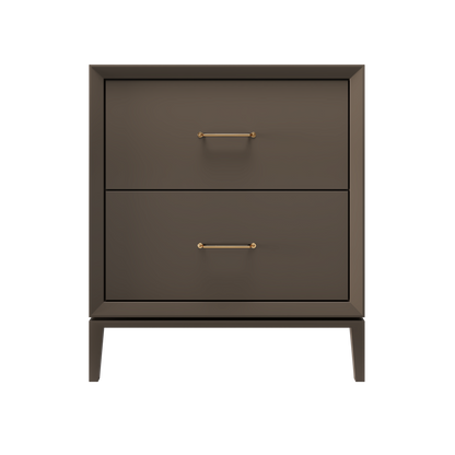 Vanderloc Alexandra Two-Drawer Single Sink 30" - Truffle SG