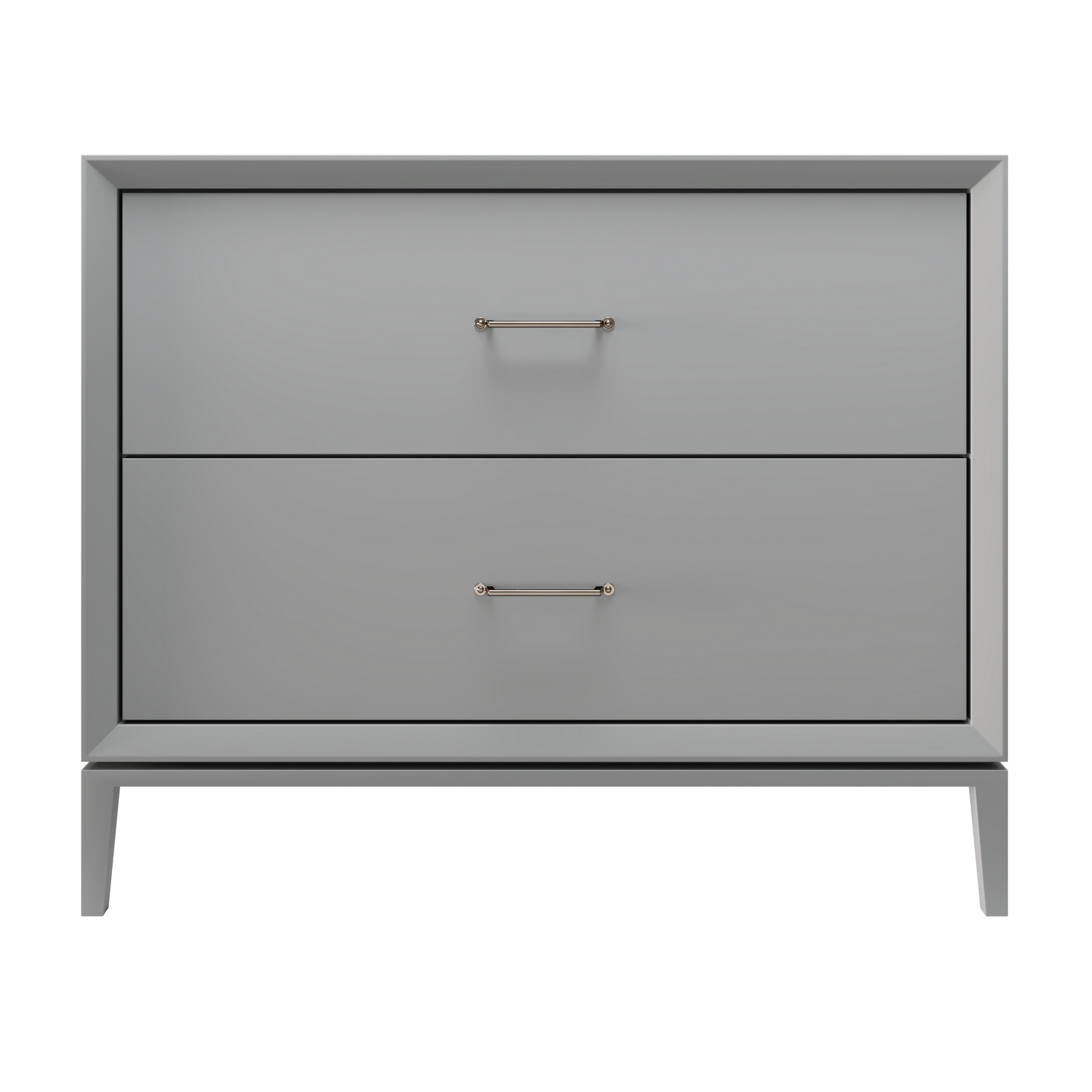 Alexandra 2-Drawer 42" Single Vanity - Platinum Gray / Satin Nickel