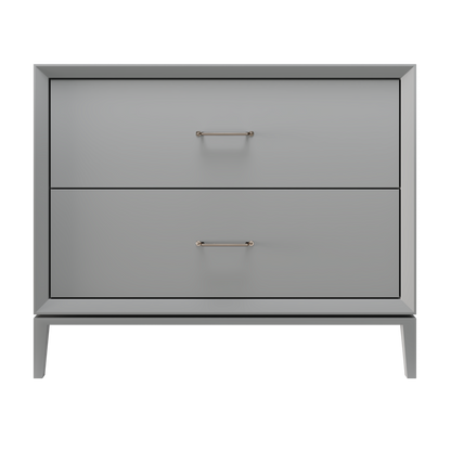 Alexandra 2-Drawer 42" Single Vanity - Platinum Gray / Satin Nickel