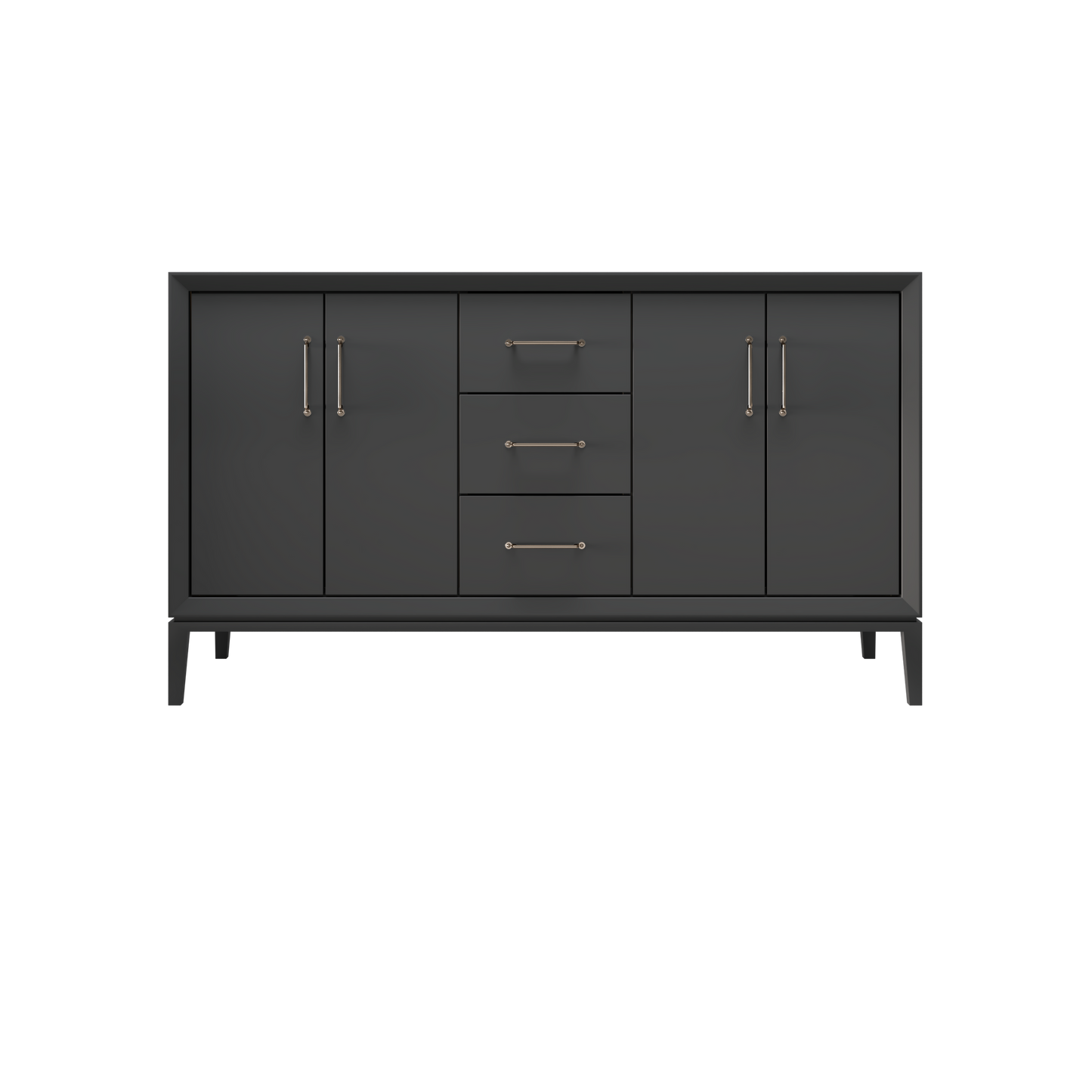 Off Black / 60" Wide / Satin Nickel