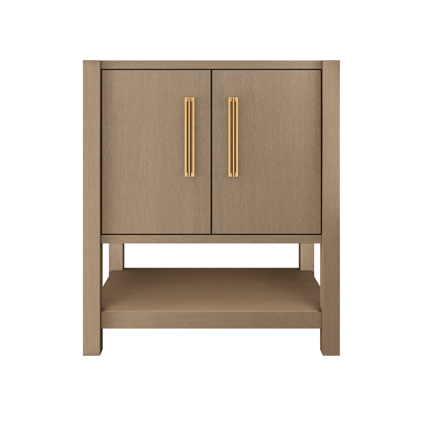 Smoked Modern / Satin Gold