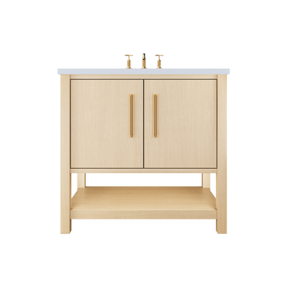 Vanderloc Kiawah Single Sink Vanity - Natural Weathered