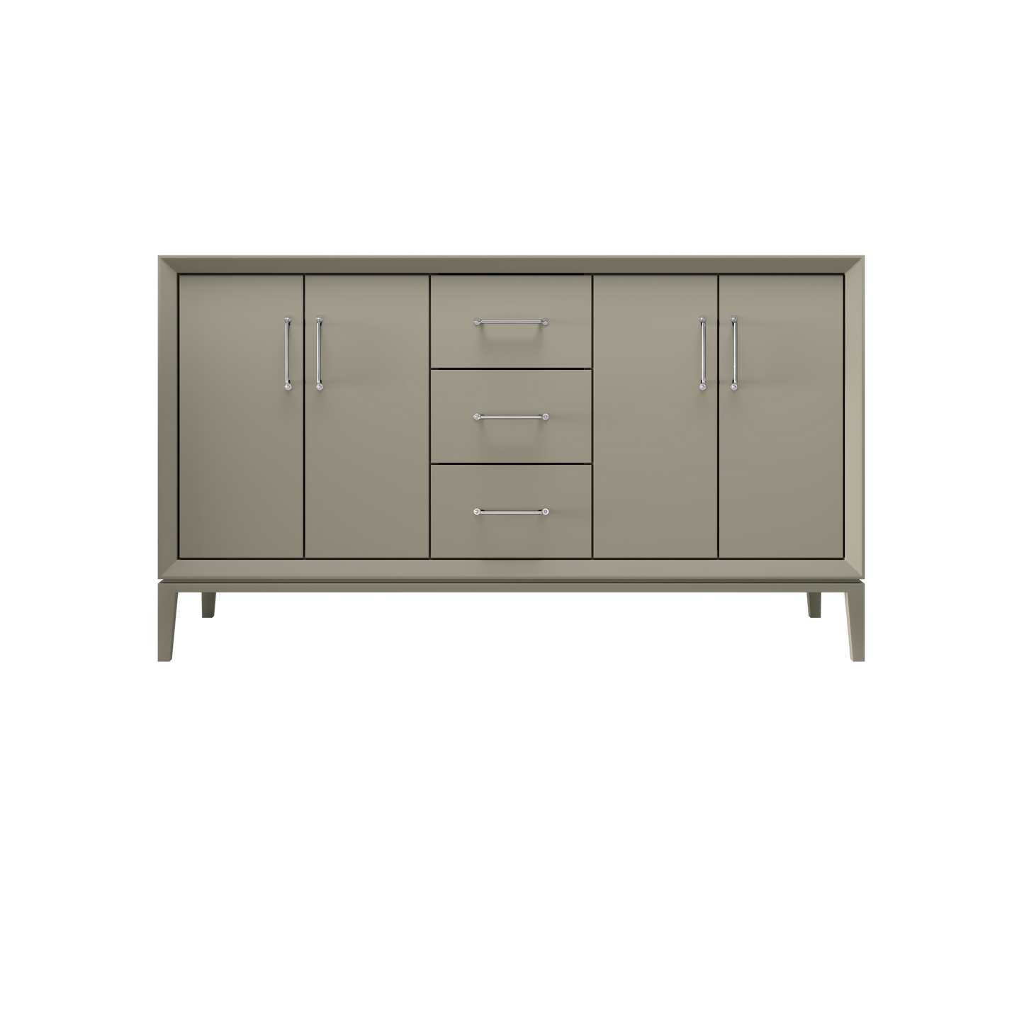 French Olive / 60" Wide / Polished Chrome