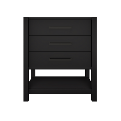 Vanderloc Kiawah Three-Drawer Single Bath Vanity — 30 Inch