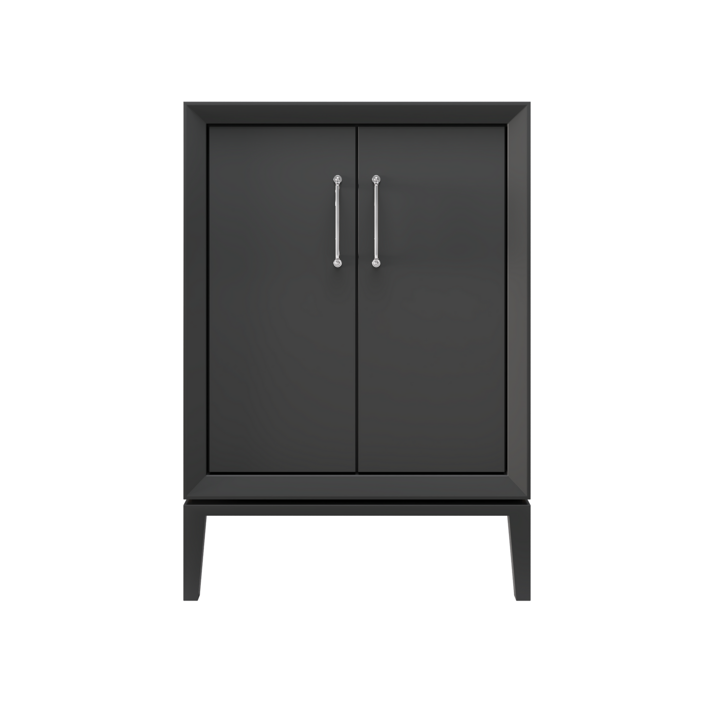 Alexandra 48" Single Vanity - Off Black / Polished Chrome