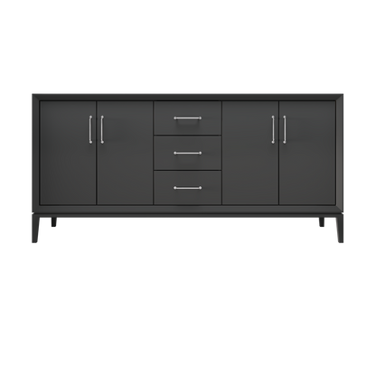 Off Black / 72" Wide / Polished Chrome