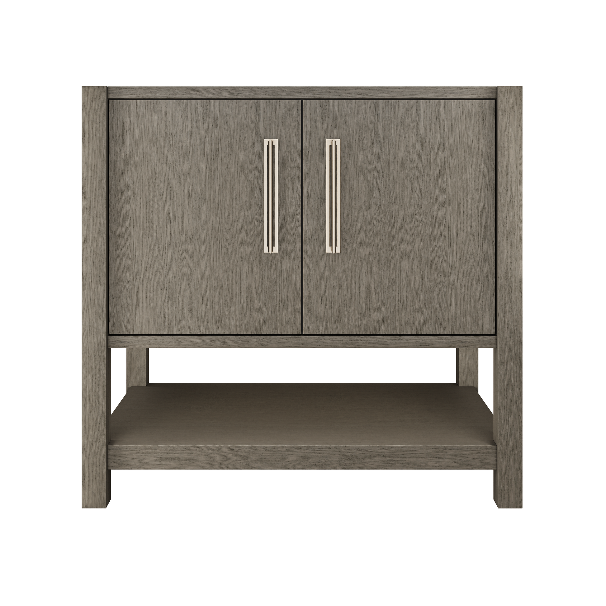 kiawah-single-bath-vanity-36in Gray Weathered Satin Nickel