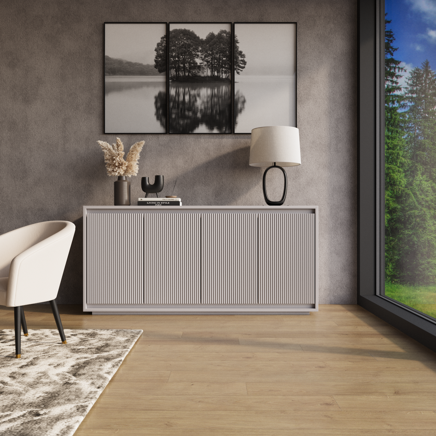 Vanderloc bath vanity, styled bathroom