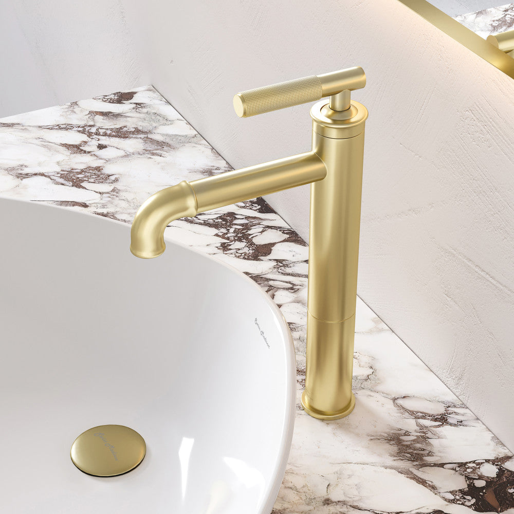 Swiss Madison Avallon single hole bathroom faucet, detail 2