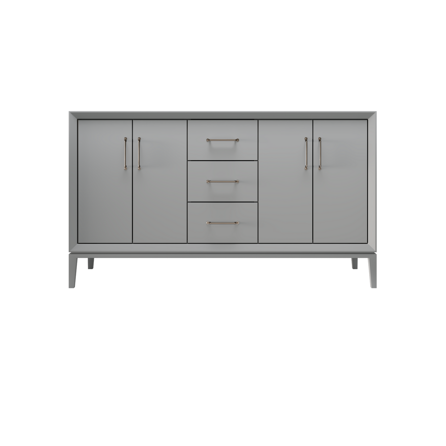 Platinum Gray / 60" Wide / Satin Nickel