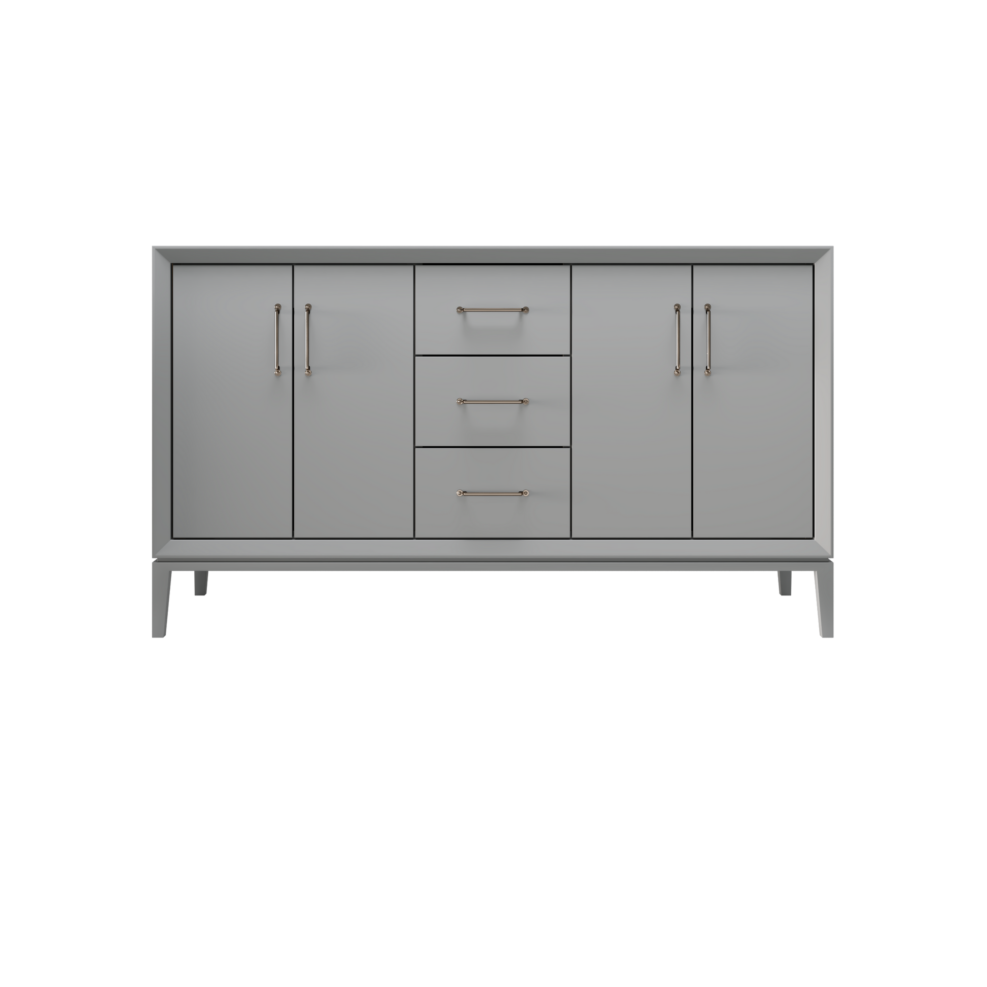Platinum Gray / 60" Wide / Satin Nickel