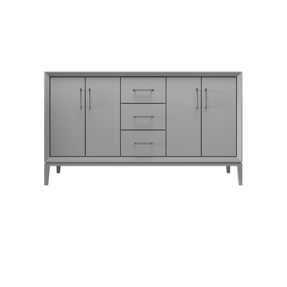 Platinum Gray / 60" Wide / Satin Nickel