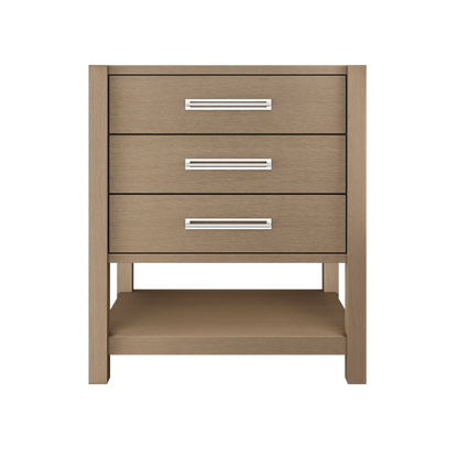 Vanderloc Kiawah Three-Drawer Single Bath Vanity — 30 Inch