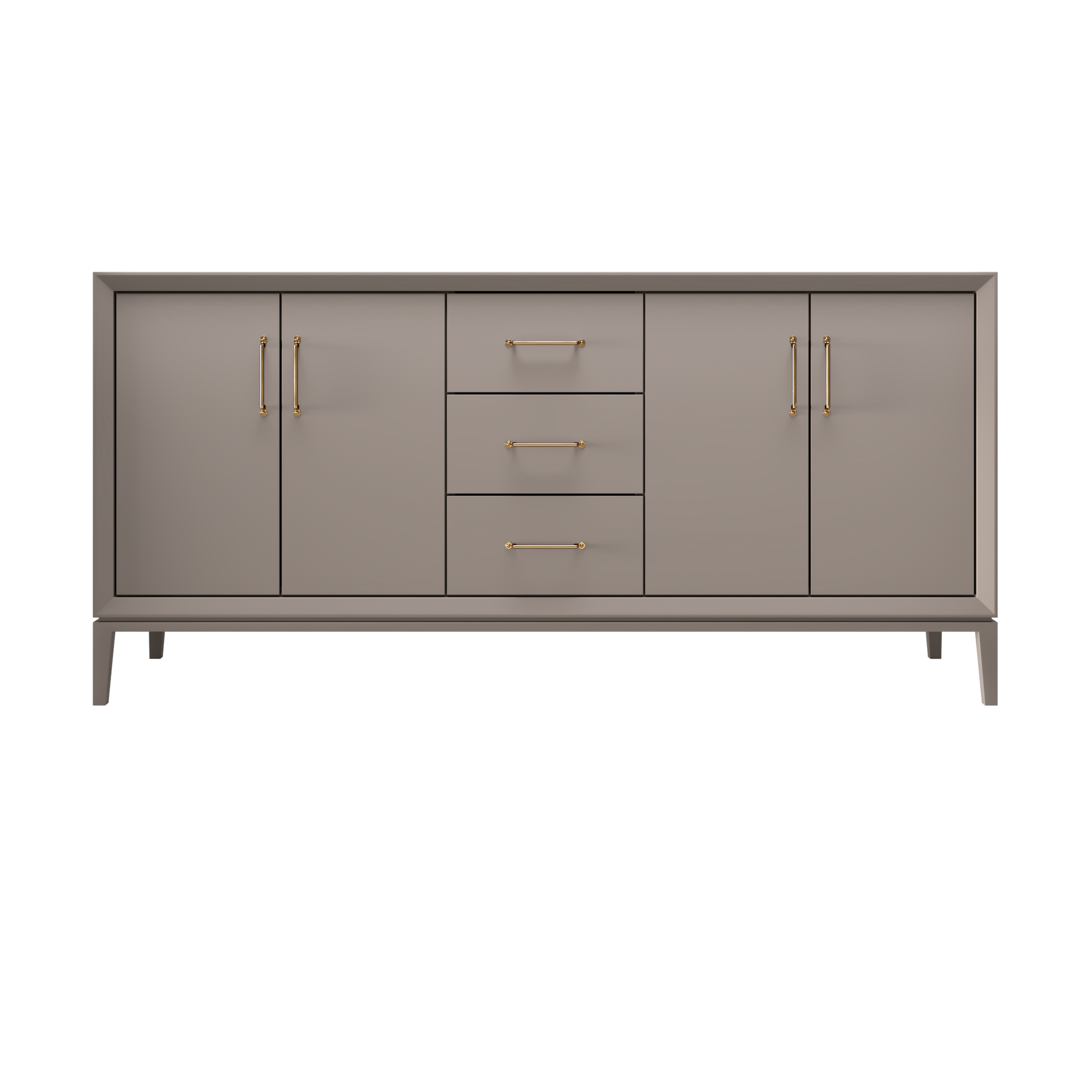 Taos Taupe / 72" Wide / Satin Gold