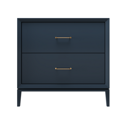 Hague Blue / Satin Gold