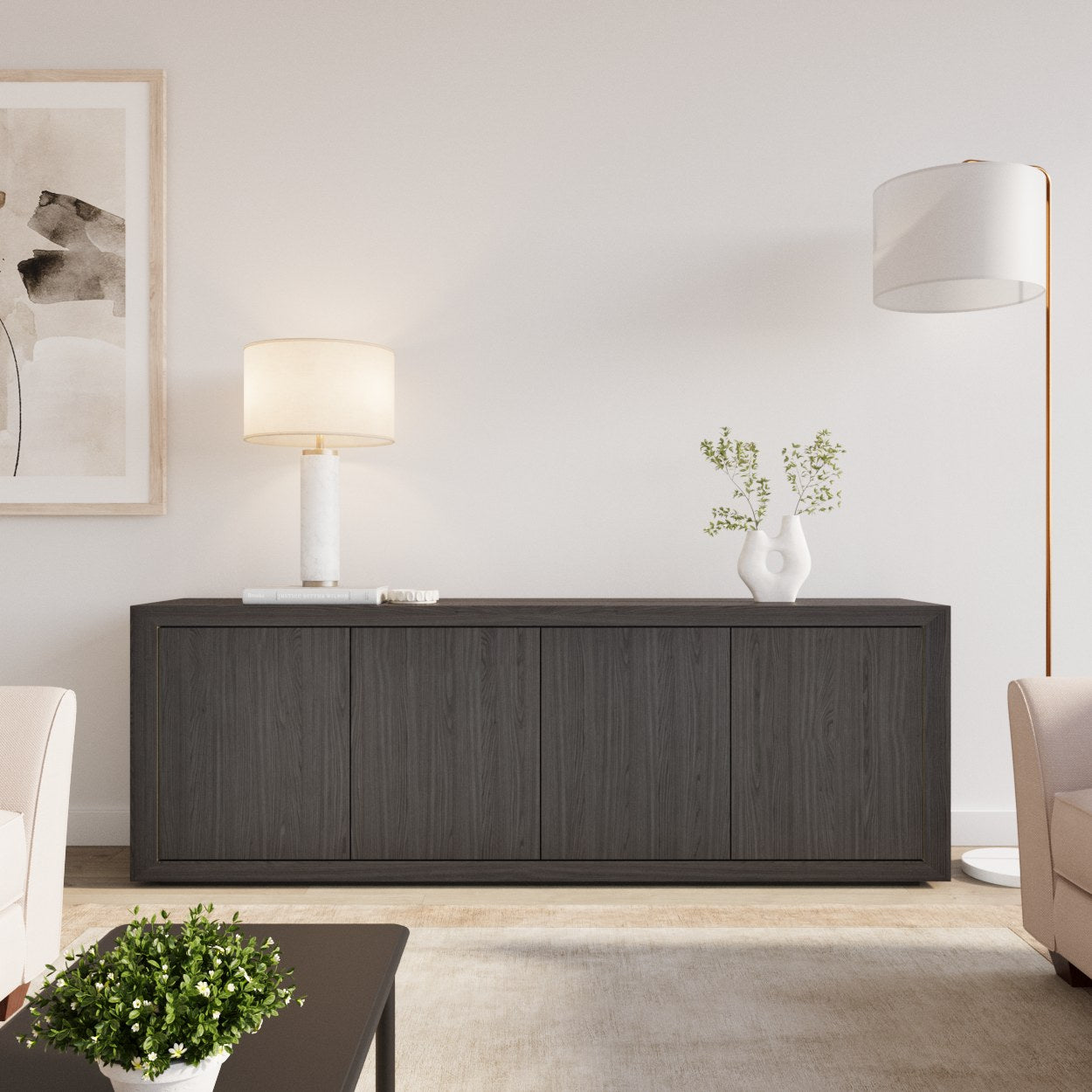 Vanderloc bath vanity, styled bathroom