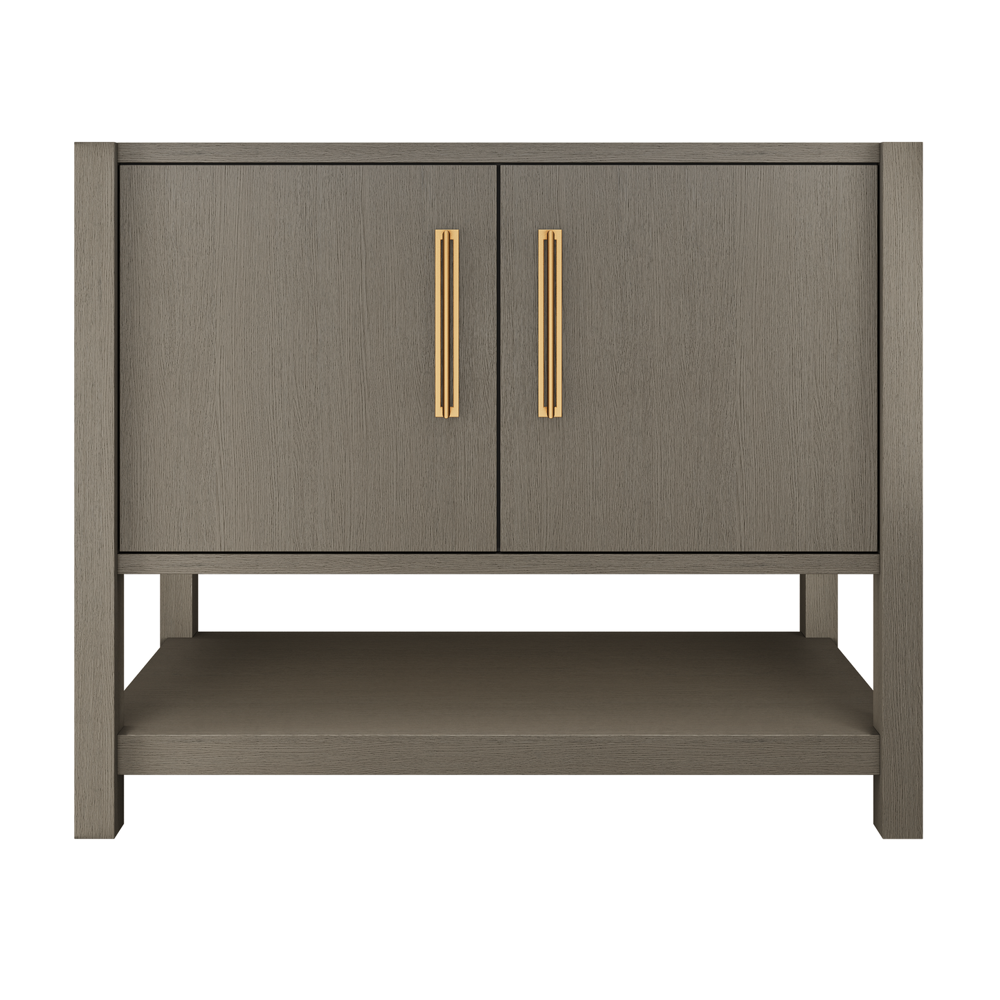 kiawah-single-bath-vanity-42in Gray Weathered Satin Gold