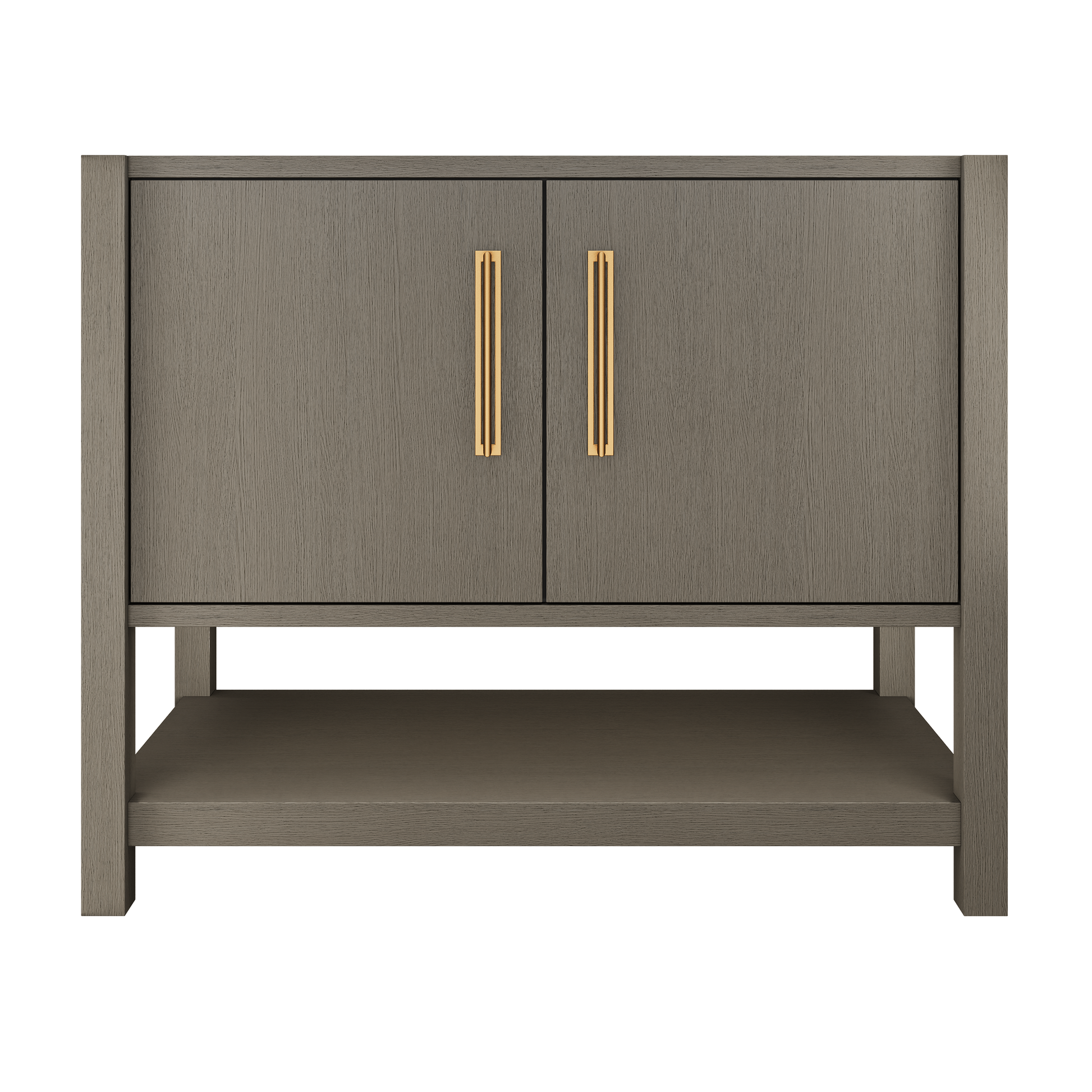 kiawah-single-bath-vanity-42in Gray Weathered Satin Gold