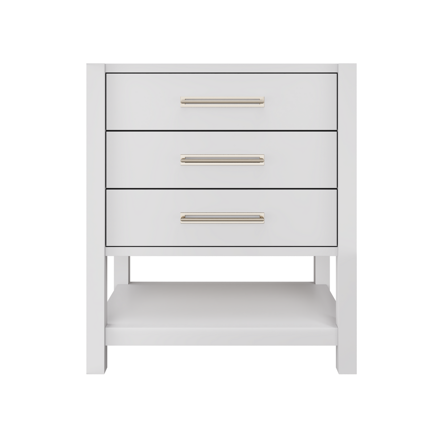 Vanderloc Kiawah Three-Drawer Single Bath Vanity — 30 Inch