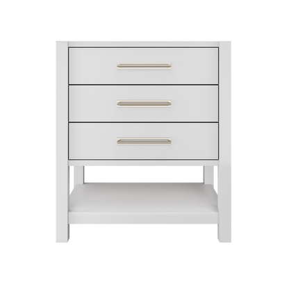 Vanderloc Kiawah Three-Drawer Single Bath Vanity — 30 Inch