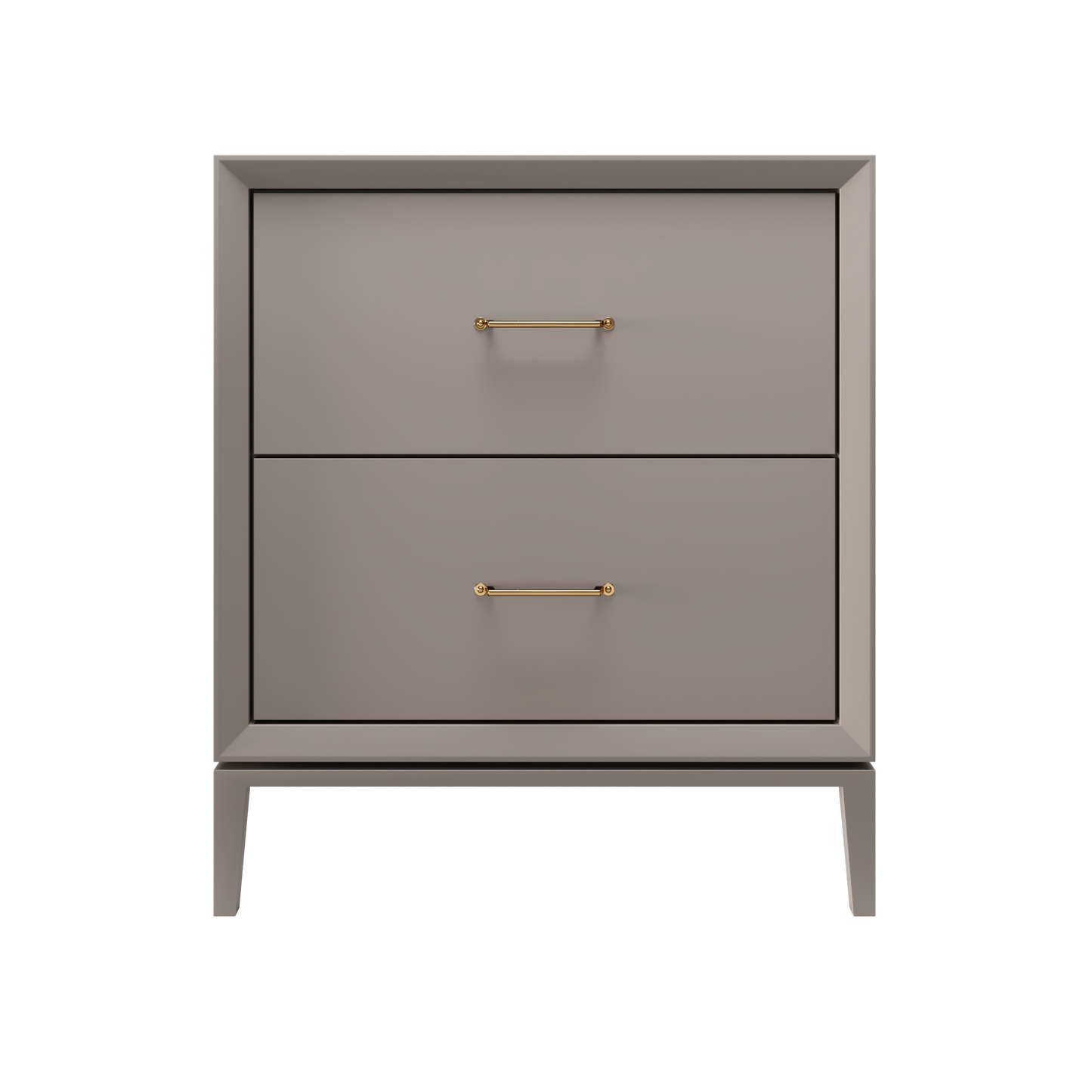 Alexandra 2-Drawer 30" Single Vanity - Taos Taupe / Satin Gold