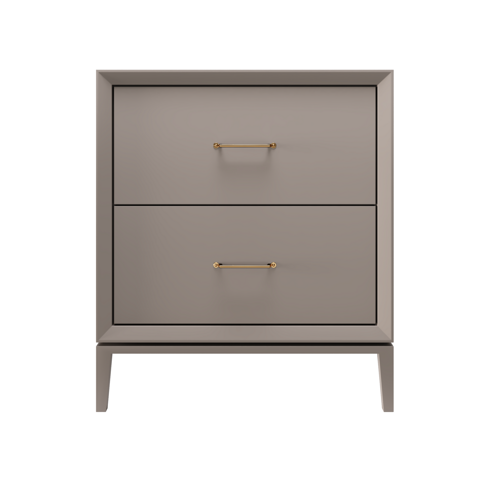 Alexandra 2-Drawer 30" Single Vanity - Taos Taupe / Satin Gold
