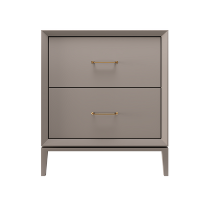 Alexandra 2-Drawer 30" Single Vanity - Taos Taupe / Satin Gold