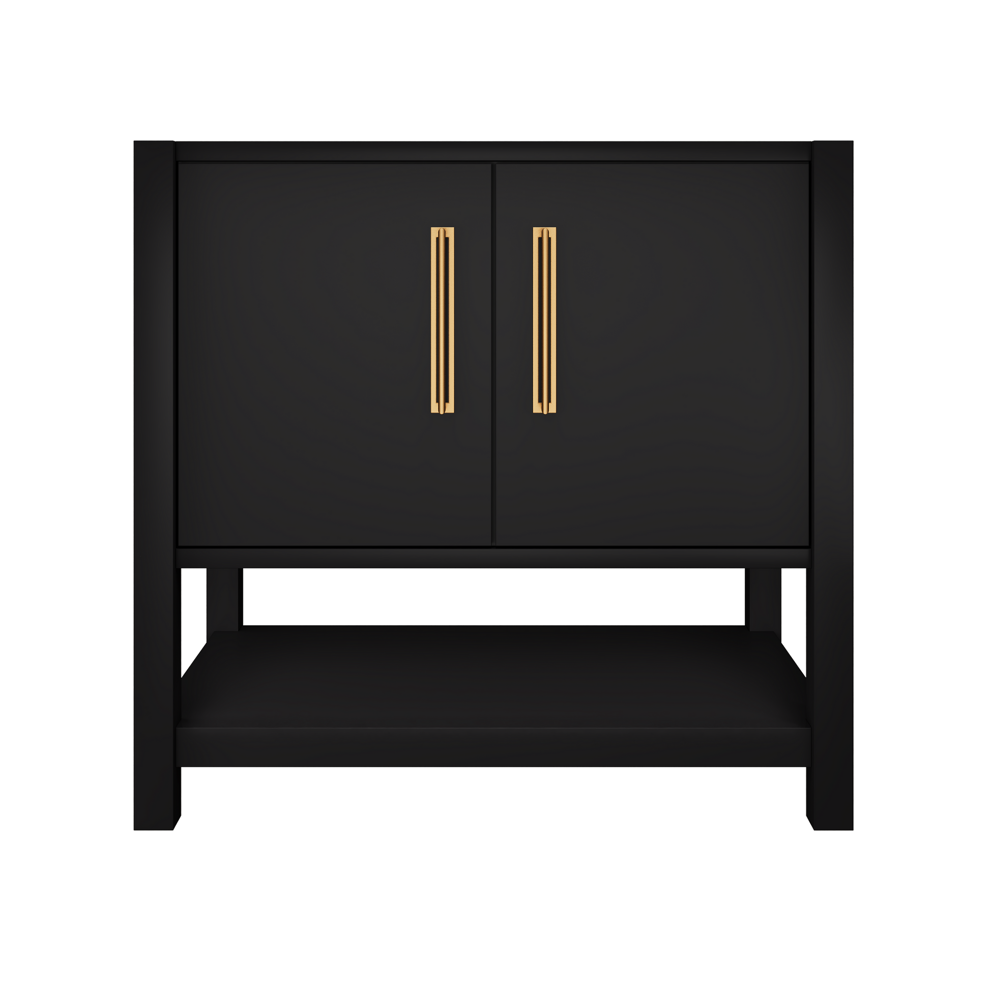kiawah-single-bath-vanity-36in Noir Satin Gold