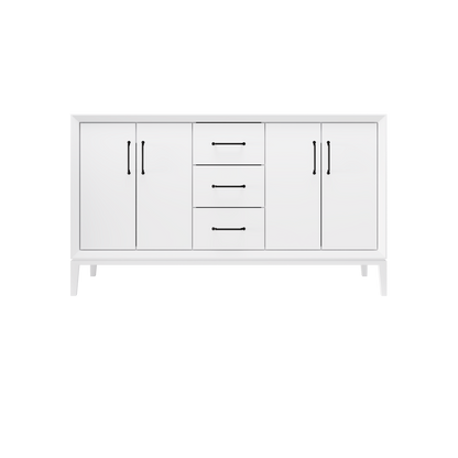 Pure White / 60" Wide / Matte Black