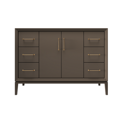 Vanderloc Alexandra Single Sink Extra-Wide 48" - Truffle SG