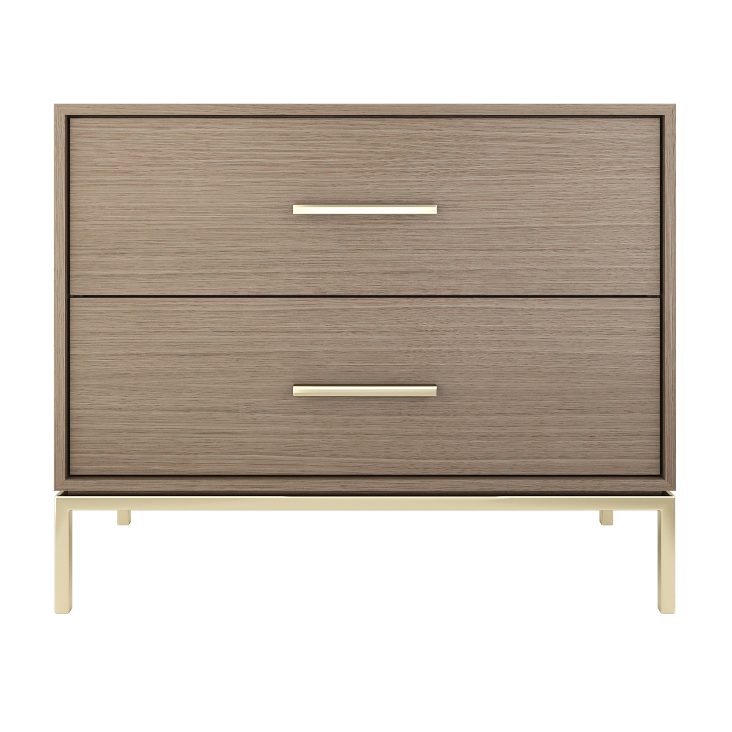 Vanderloc Rift White Oak Two-Drawer Single Bath Vanity